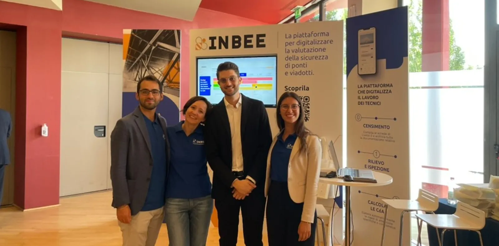 The INBEE team and I at the product launch in September 2022 🐝